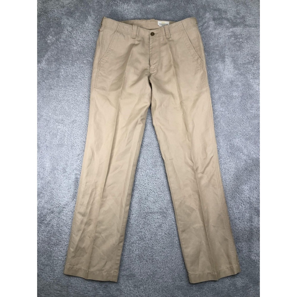 Hugo Boss Pants Mens 34x34 (Tag 50) Beige Linen Comfort Fit Straight